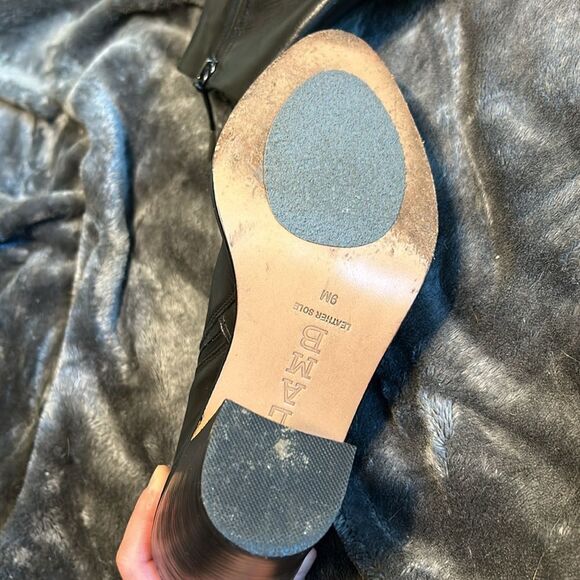 L.A.M.B. TODD leather BOOTS size 9 - Picture 7 of 8